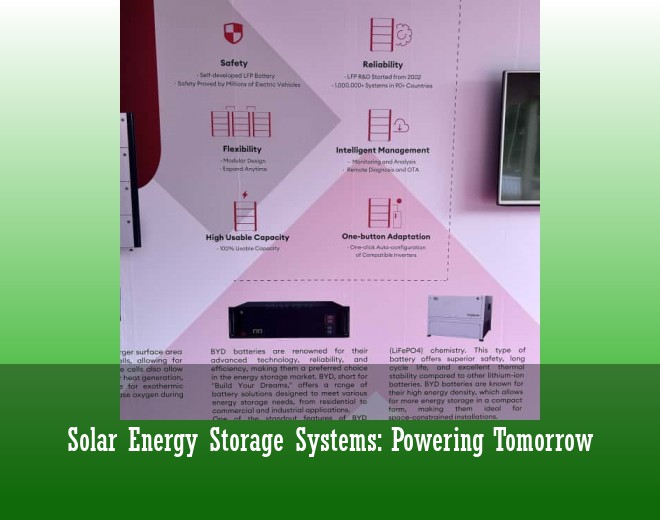 Solar Energy Storage Systems: Powering Tomorrow
